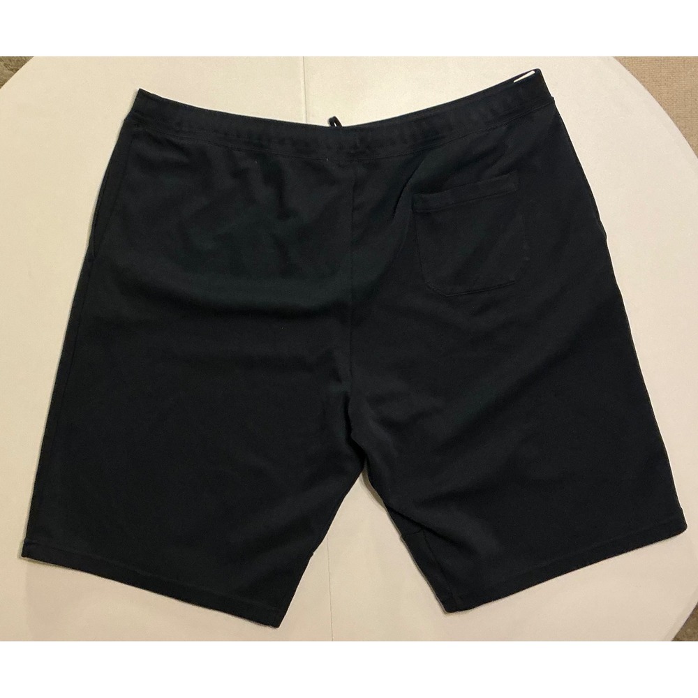 Polo Ralph Lauren Mens 4XLT Navy Blue Knit Shorts Silver Pony Logo Baggy Y2K - Picture 2 of 7